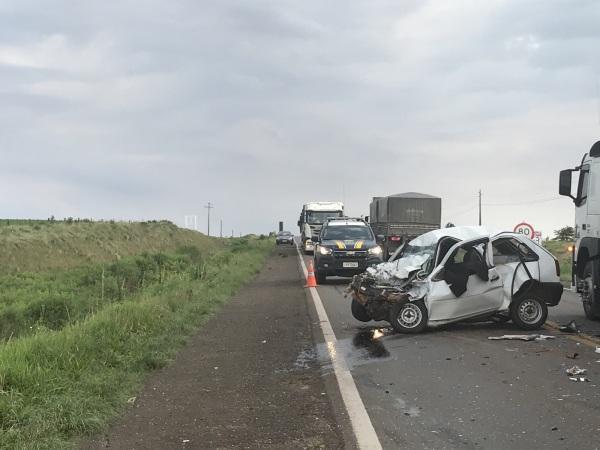 Acidente fatal é registrado na BR-158 em Cruz Alta 