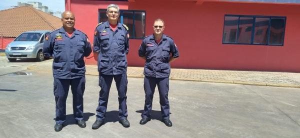 Comandante Geral dos Bombeiros RS esteve hoje em Cruz Alta