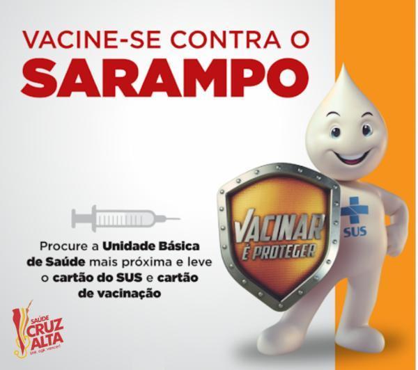 Vacine-se contra o Sarampo!