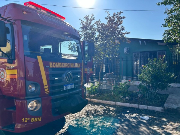 Incêndio Devasta Residência na Rua Procópio Gomes em Cruz Alta