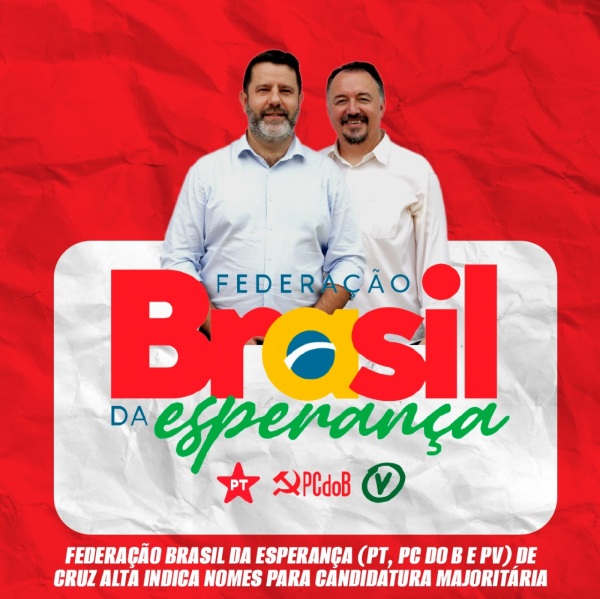  Ederson Barbosa para prefeito e Fernando Cossetin vice  pelo PT, PCdoB e PV