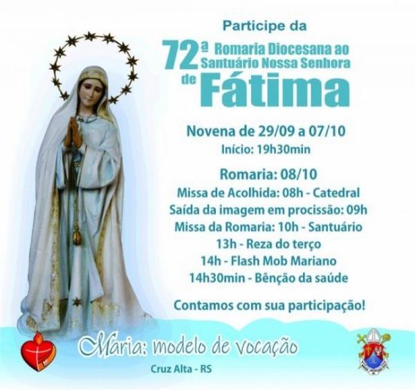 Novena da 72ª Romaria de Fátima entra na quarta noite