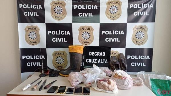 Polícia Civil de Cruz Alta realiza operação Duplo Abate