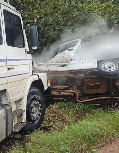 Grave acidente na ERS-342 resulta em morte de condutor de utilitário 