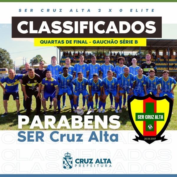Ser Cruz Alta vence o Elite e se classifica para as quartas do Gauchão série B