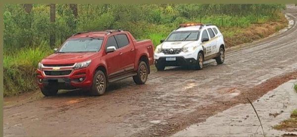 Brigada Militar recupera caminhonete roubada em Palmeira das Missões 