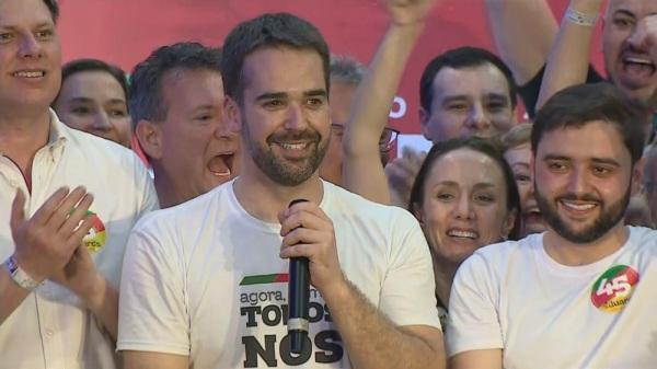 ELEIÇÕES 2022: esta terra quer a paz diz Leite em seu discurso de vitória