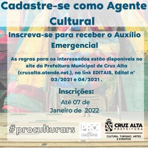 Abertas as inscrições para a concessão de auxílio ao profissional da cultura