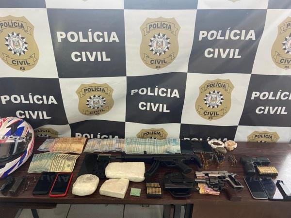 Operação Pulso Forte da Polícia Civil prende três indivíduos em Cruz Alta