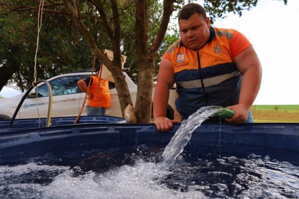 Defesa Civil de Cruz Alta forneceu 430 mil litros de água em razão da estiagem