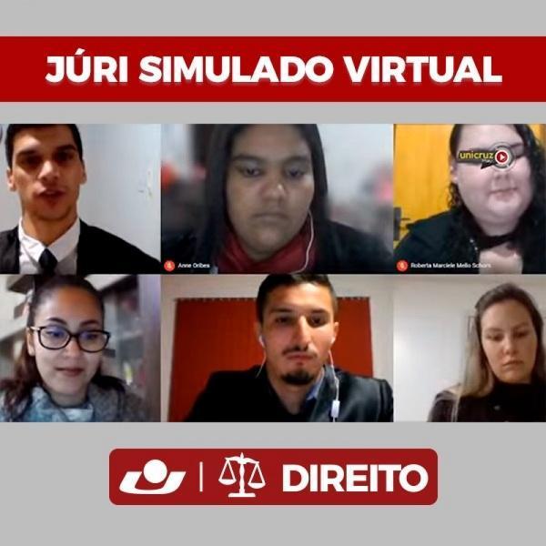 Curso de Direito realiza Júri Simulado no formato virtual