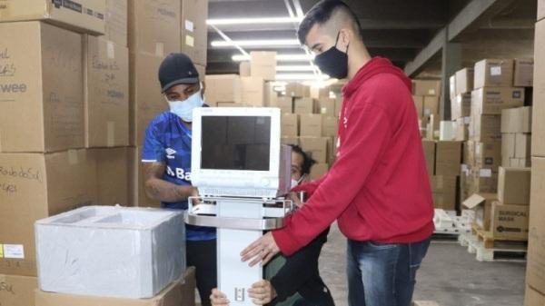 Estado entrega mais 59 respiradores para hospitais gaúchos