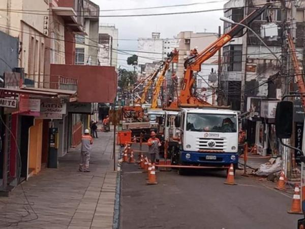 RGE finaliza troca de postes e moderniza rede elétrica em Cruz Alta