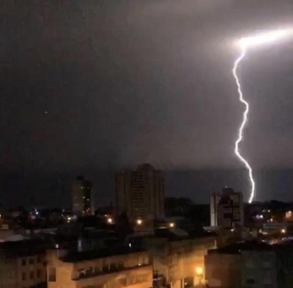 Panorama sobre o temporal da madrugada desta quinta-feira (31), em Cruz Alta