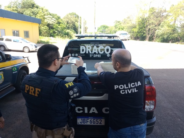 POLÍCIA> Homem é preso com mais de 10 quilos de cocaína em Cruz Alta
