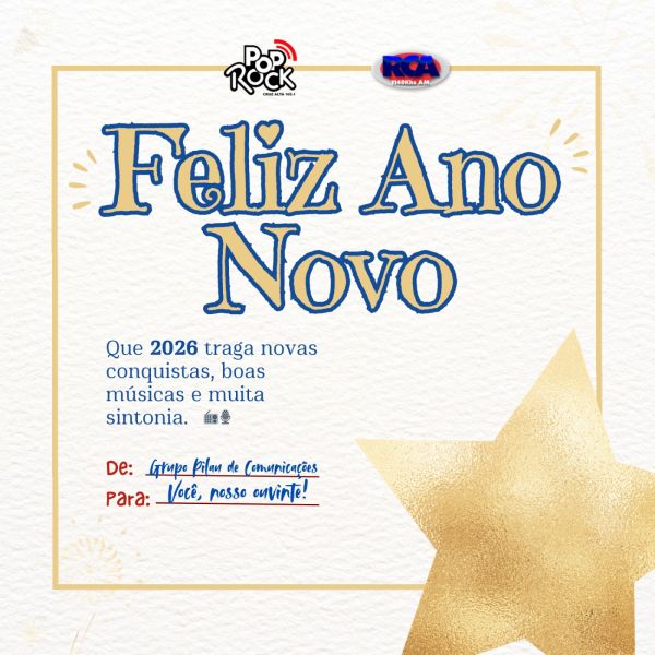CRUZ ALTA, 01º DE JANEIRO DE 2026> FELIZ ANO NOVO!