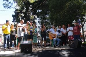 Programação na praça encerrou as atividades do Janeiro Branco em Cruz Alta
