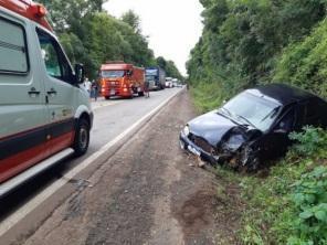 Quatro pessoas ficam feridas em colisão frontal na BR-158, em Panambi