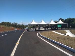 Inauguração do trevo da ERS-342, aconteceu hoje em Cruz Alta