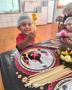 REDE MUNICIPAL DE ENSINO> Merenda especial de Páscoa encanta alunos