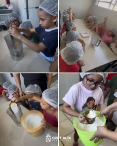 REDE MUNICIPAL DE ENSINO> Merenda especial de Páscoa encanta alunos