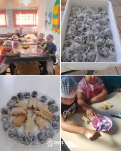 REDE MUNICIPAL DE ENSINO> Merenda especial de Páscoa encanta alunos