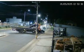 MADRUGADA DO FERIADO>Caminhão furtado em Cruz Alta é recuperado horas depois