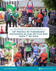 42ª Rústica do Trabalhador reúne 500 atletas nas ruas de Cruz Alta