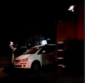 Acidente entre trem e veículo é registrado na madrugada desta terça-feira