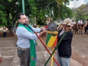 Chegada da Chama Crioula e início dos festejos farroupilhas em Cruz Alta