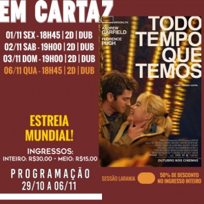 CINEMA: Confira os filmes em Cartaz neste sábado em Cruz Alta