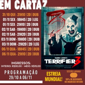 CINEMA: Confira os filmes em Cartaz neste sábado em Cruz Alta