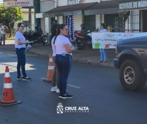 Ação de Conscientização marca o Dia Mundial de Combate à Aids em Cruz Alta