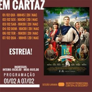 DOMINGO: Confira a programação de filmes  no Cine Globo de Cruz Alta