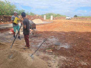 Iniciam obras do novo modelo do Eco Ponto da Parada Benito