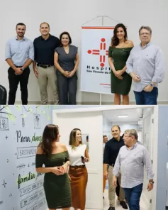 Hospital São Vicente de Paulo recebe visita do deputado federal Bibo Nunes