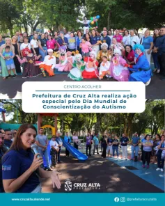 Evento marca Dia do Autismo com foco em inclusão em Cruz Alta