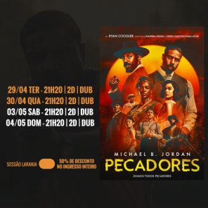 DOMINGO: Confira a programação de filmes  no Cine Globo de Cruz Alta