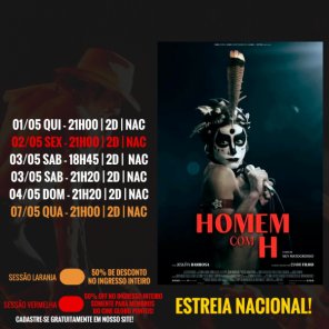 DOMINGO: Confira a programação de filmes  no Cine Globo de Cruz Alta