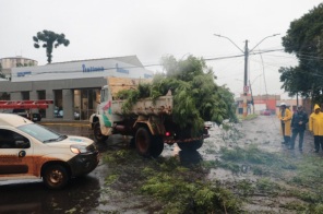 TEMPORAL> Equipes da Prefeitura, RGE e Coprel