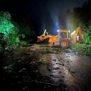 COM RAJADA DE 105 KM/H> Temporal na madrugada registra estragos em Cruz Alta