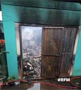 Incêndio destrói residência no bairro São João em Cruz Alta