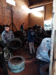MAIS DE 1.000 RECOLHIDOS> Pneus foram encaminhados para empresa de reciclagem