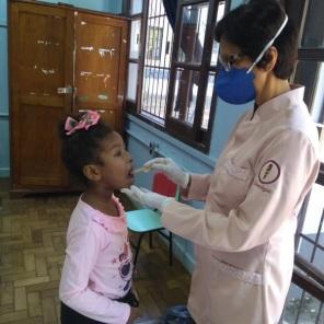 Atividade de saúde bucal é desenvolvida em escolas públicas de Cruz Alta