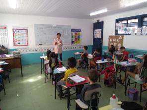 Atividade de saúde bucal é desenvolvida em escolas públicas de Cruz Alta