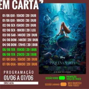 FINDI: Confira a programação de filmes em exibição no Cine Globo de Cruz Alta