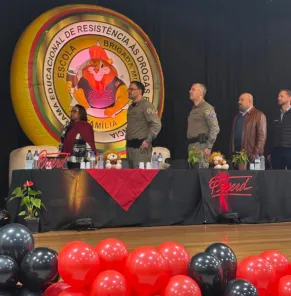 Mais de 600 alunos participam da formatura do PROERD em Cruz Alta