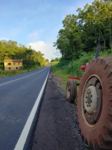 Boa Vista do Cadeado>Asfalto e Ponte Concluídos na via para Esquina Bronzato