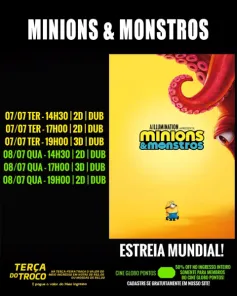 DOMINGO> Confira a programação de filmes no Cine Globo de Cruz Alta
