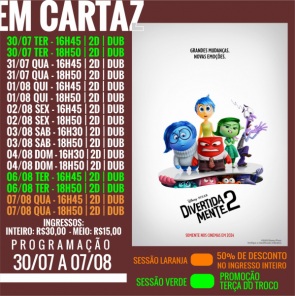 CINEMA: Confira os filmes em Cartaz no Cine Globo neste sábado em Cruz Alta